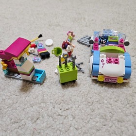 LEGO FRIENDS: Heartlake Puppy Daycare (41124) and Mia's Roadster 41091 Used