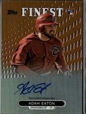 2013 Finest Rookie Autographs Orange Refractors Adam Eaton /99