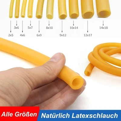WEITER-ENERGY Natürlich Latexschlauch Gummi Schlauch Schleuder Für Katapult /Medizin/Sport