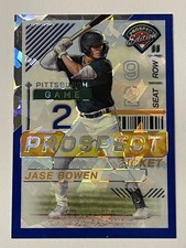 Jase Bowen 2024 Panini Prospect Edition #7 Blue Ice Holo #/299 Pirates