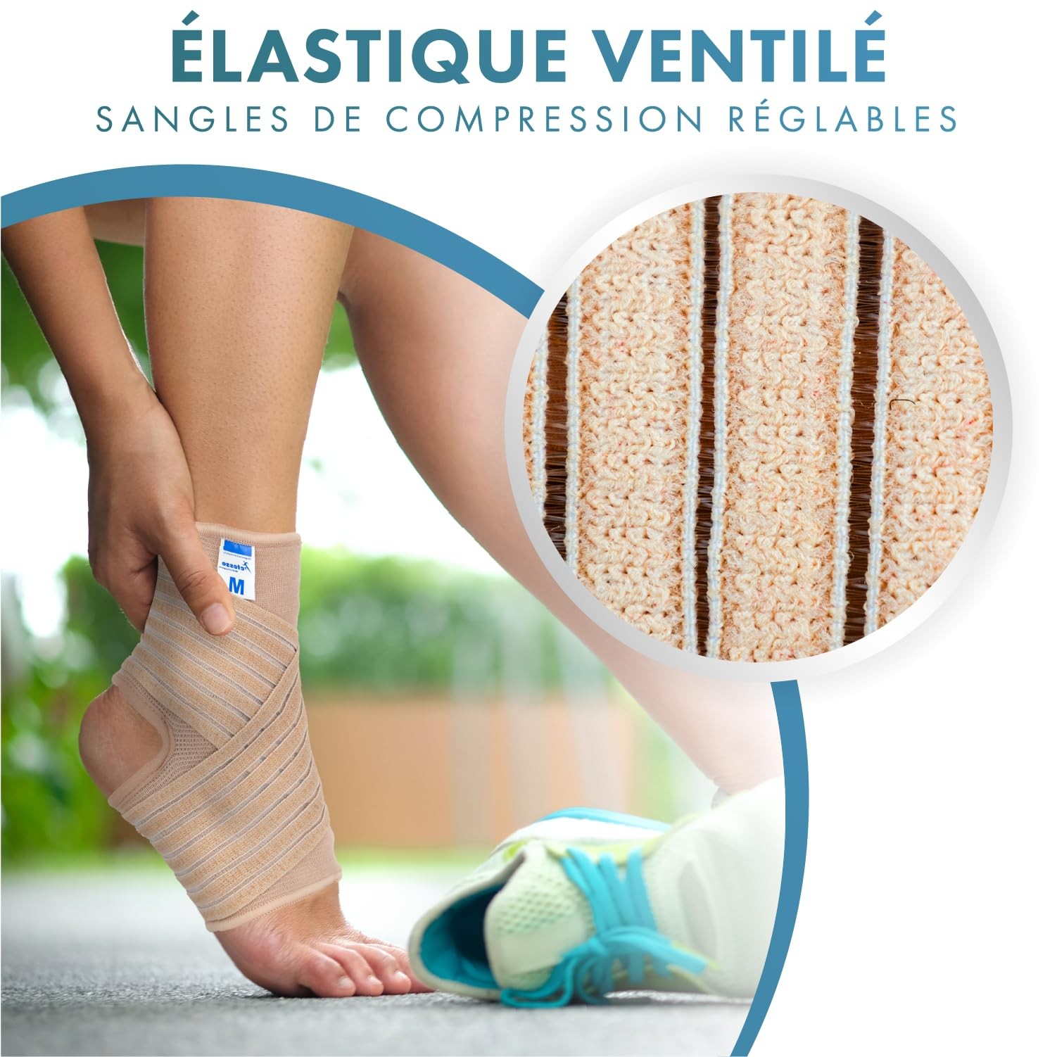 Chevillère de Maintien Médical pour Soulagement de Tendinite et Reprise d'Activité