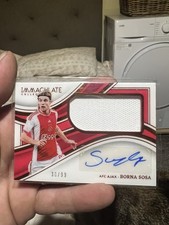 panini 23/24 immaculate collection borna Sosa Ajax auto and patch 30 /99