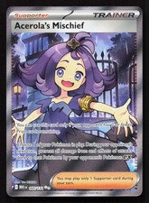 Pokemon ACEROLA'S MISCHIEF 165/132 MEGA EVOLUTION Holo