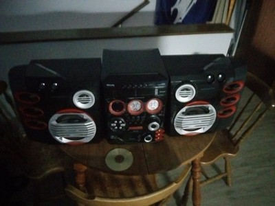 Philips FW-C577/37 Mini Hi-Fi System 5-CD Changer MAX Sound Tested W/Remote