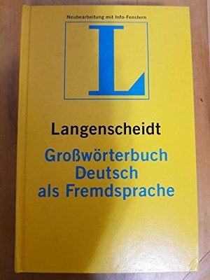 Großwörterbuch Deutsch als Fremdsprache by Fraterdeus, Peter Hardback Book The