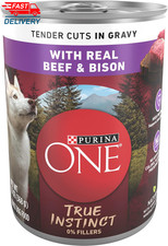 High Protein Wet Dog Food True Instinct Tender Cuts, (Pack of 12) 13 Oz. Cans 4.01 per gallon