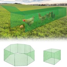 Chicken Tunnel for Outside, 10FT 3 in 1 Metal Chicken Coop and Runs, Foldable...