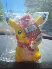Pokemon Christmas Santa Hat Pikachu Decoration Plush Stuffed Animal Toy 2022 NEW