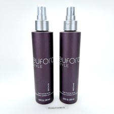 2x Eufora Style Retain Heat Styling Spray Purple Bottle Salon Hair Protectant