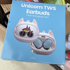 Bytech Unicorn TWS True Wireless Bluetooth Earbuds Face Changing Case USB-C