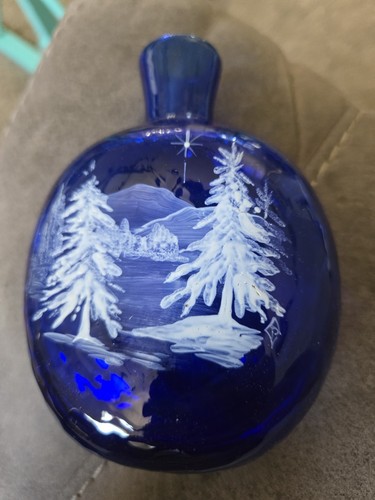 COBALT BLUE Vase Vtg - Picture 2 of 5
