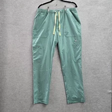 FIGS Men Scrub Pants M/S Short Green Cairo Slim Cargo PO#3658 27" Inseam
