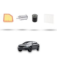 Hoffcar Wartungskit - 4 Filter FüR Volvo S60 II V60 Cross Country 2.0 T5 177Kw