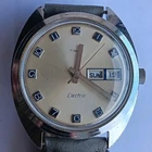 Vintage Timex Electric Silver Tone Case Watch Works..