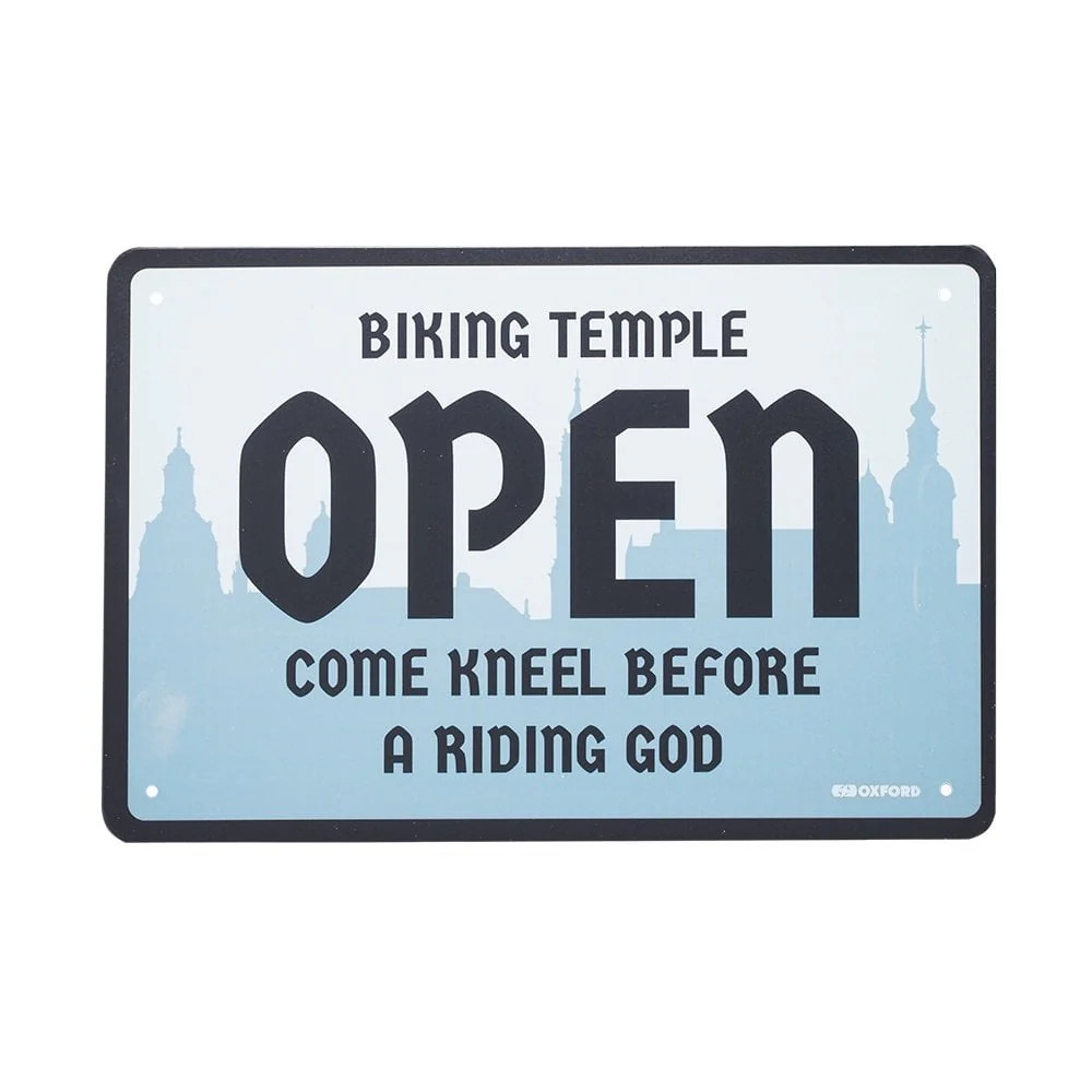 Oxford Accessories - Garage Metal Sign - Temple (OX387)