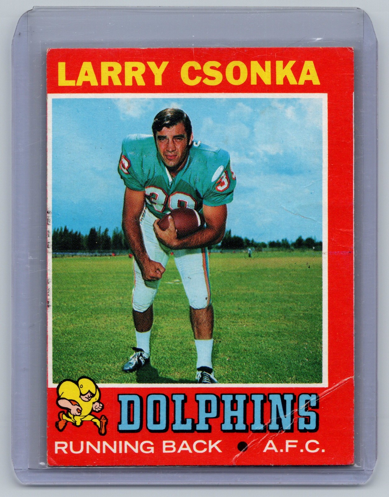 1974 Topps Wonder Bread #5 Larry Csonka Low grade