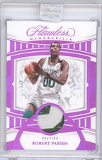 2024 Panini Flawless Memorabilia Robert Parish Rbp 45 Game-wornused Material