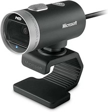 Microsoft LifeCam Cinema HD Webcam with built-in noise cancelling Microphone