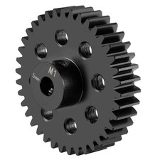 Steel M1 Pinion Gear 34T-45T 5mm Shaft Motor Gears for 1/8 1/10 RC Brushless ...