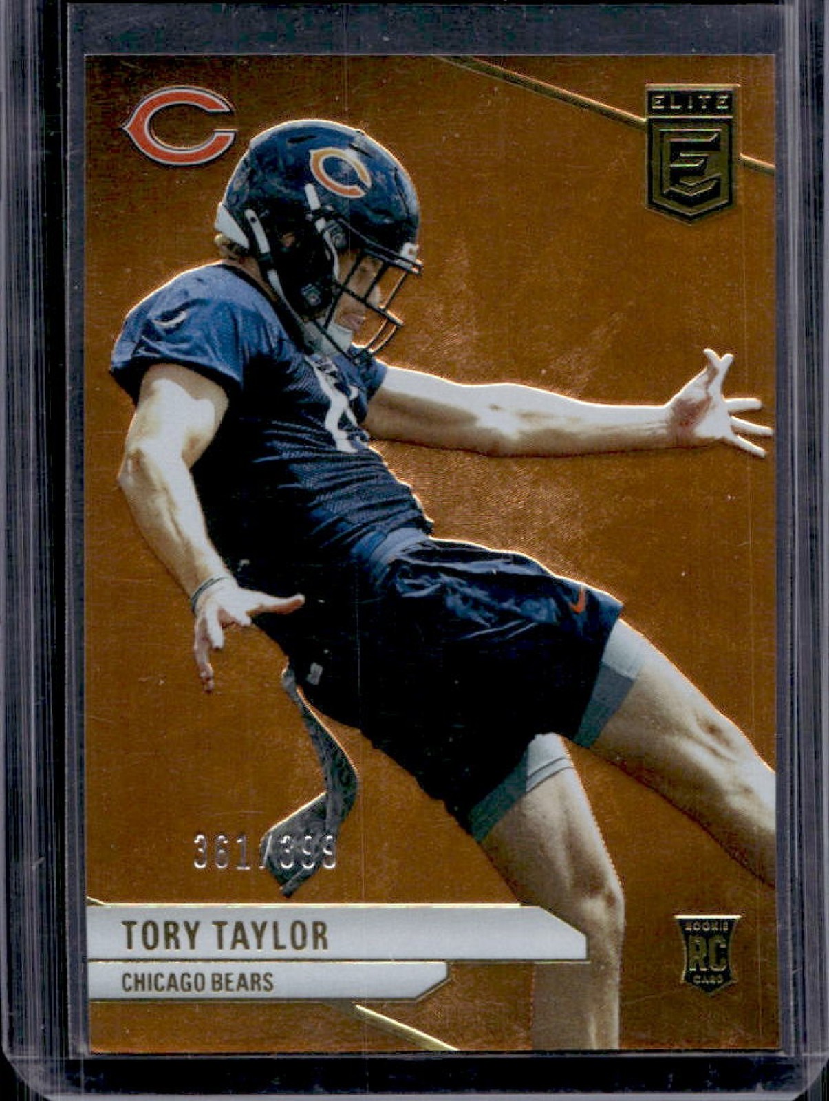 2024 Panini Donruss Elite Tory Taylor RC Orange Rookie #/399 Bears