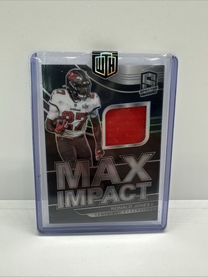 2021 Panini Spectra Max Impact Ronald Jones II #MI-RJ 45/99 (MEM)