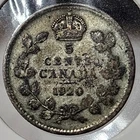 1920 Canada Silver 5 Cents Coin 5C - King George V -  .800 - FREE SHIPPING! 4