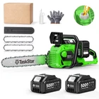 Taskstar 40V 16-Inch Cordless Chainsaw Brushless Saw 2×5.0Ah Battery & Charger