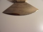 Vtg.  Alaska 5-3/4 Blade ULU Knife with Resin Handle w/Display & 9" wooden Bowl  — photo 5