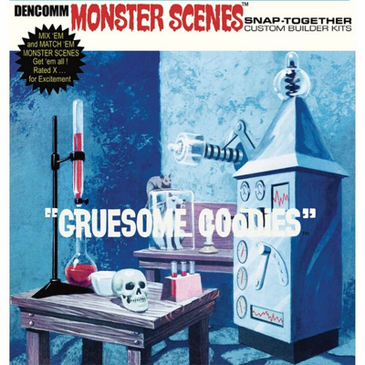 #ad #ad Atlantis 1 13 Monster Scene Gruesome Goodies Figure Snap Together Model Kit D634 $24.99