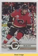 2019-20 Upper Deck Speckled Rainbow Foil Milan Lucic #433 READ 01ks