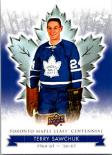 2017 UD Maple Leafs Centennial Terry Sawchuk #57 Toronto Maple Leafs