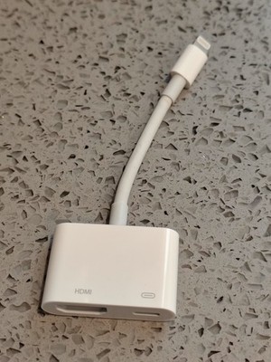 Apple Lightning Digital AV Adapter HDMI To iPhone iPad A1438 Genuine