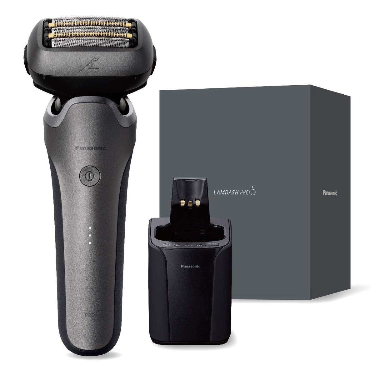 脱毛・除毛 Panasonic LAMDAH PRO5 ES-L571U-S Panasonic ES-L571U-S Men's Electric Shaver 5-Blade Pro Titanium