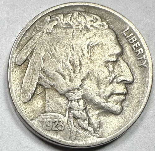 1923 BUFFALO NICKEL. NICE VF/XF VERY FINE EARLY DATE CIRCULATED COIN!