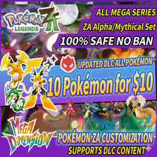 Pokémon Z‑A DLC | Custom Alpha Pokémon 6IV Shiny ✨ YOUR OT | Fast Trade| Mega