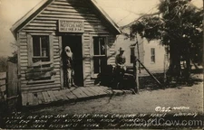 Branson, Missouri MO United States Post Office, Notch 1926 Original Vintage RPPC