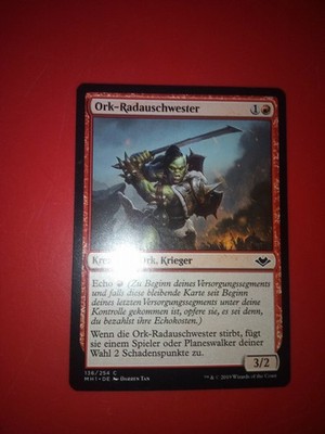 MTG-MAGIC THE GATHERING Ork-Radauschwester 2019 Deutsch 136/254