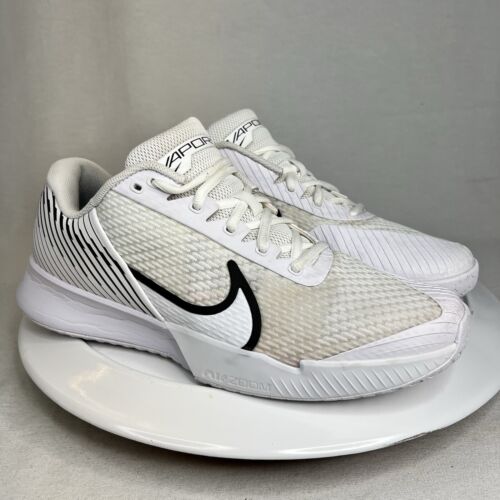 Nike Court Air Zoom Vapor Pro 2 HC Tennis Shoes DR6191-101 White Men’s Size 11.5