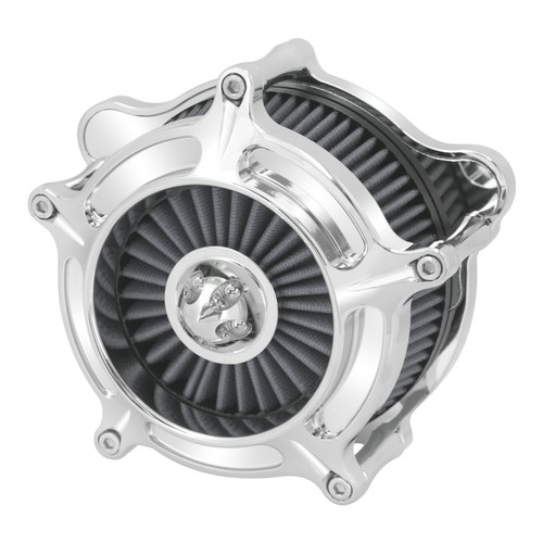 Chrome Air Cleaner Filter Gray Intake For Harley Touring Road Street Glide 17-25 - Picture 9 of 15