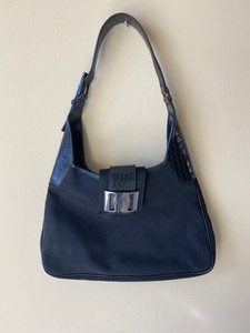 vintage salvatore ferragamo shoulder bolsa