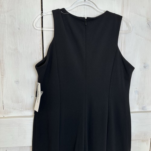 Calvin Klein keyhole wide leg black jumpsuit size 14 Sleeveless Black NWT $139 - Picture 10 of 14