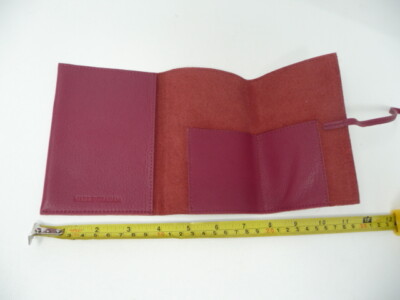 mark and Graham leather charger roll up RED BERRY