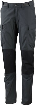 Lundhags Vanner Pant Women  leichte elastische Damen Trekkinghose  charcoal
