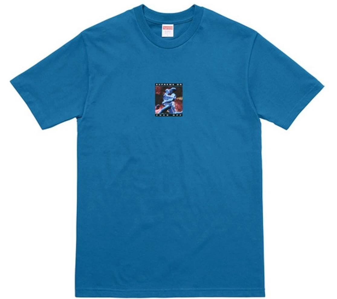 Supreme Cyber Tee Tondeuse Homme Bleu Foncé Homme Taille L Été T Shirt SS17 Neuf