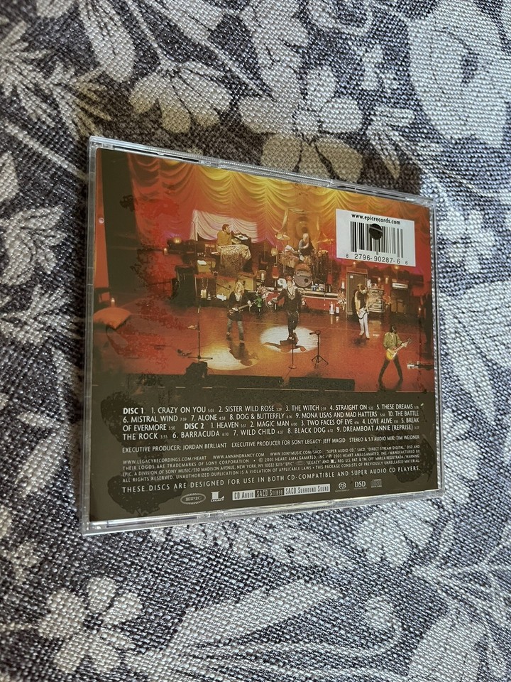 HEART Alive In Seattle 2 CD Set SACD Hybrid Super Audio CD New Sealed