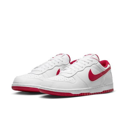 Nike Big Nike Low White Gym White Red 355152-150 Men display picture 1