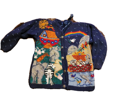 Vintage 1990's Noah Ark Sweater Kids