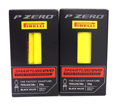 Chambre à Air Vélo Pirelli P Zero Smartube Evo - 25/28-622, Valve Presta 80mm, Neuve