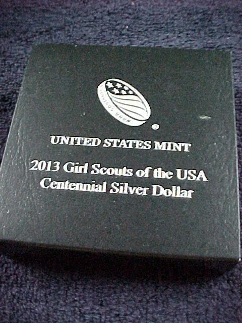 2013 GIRL SCOUTS OF THE USA CENTENNIAL PROOF SILVER DOLLAR  W MINT - Image 4 of 4