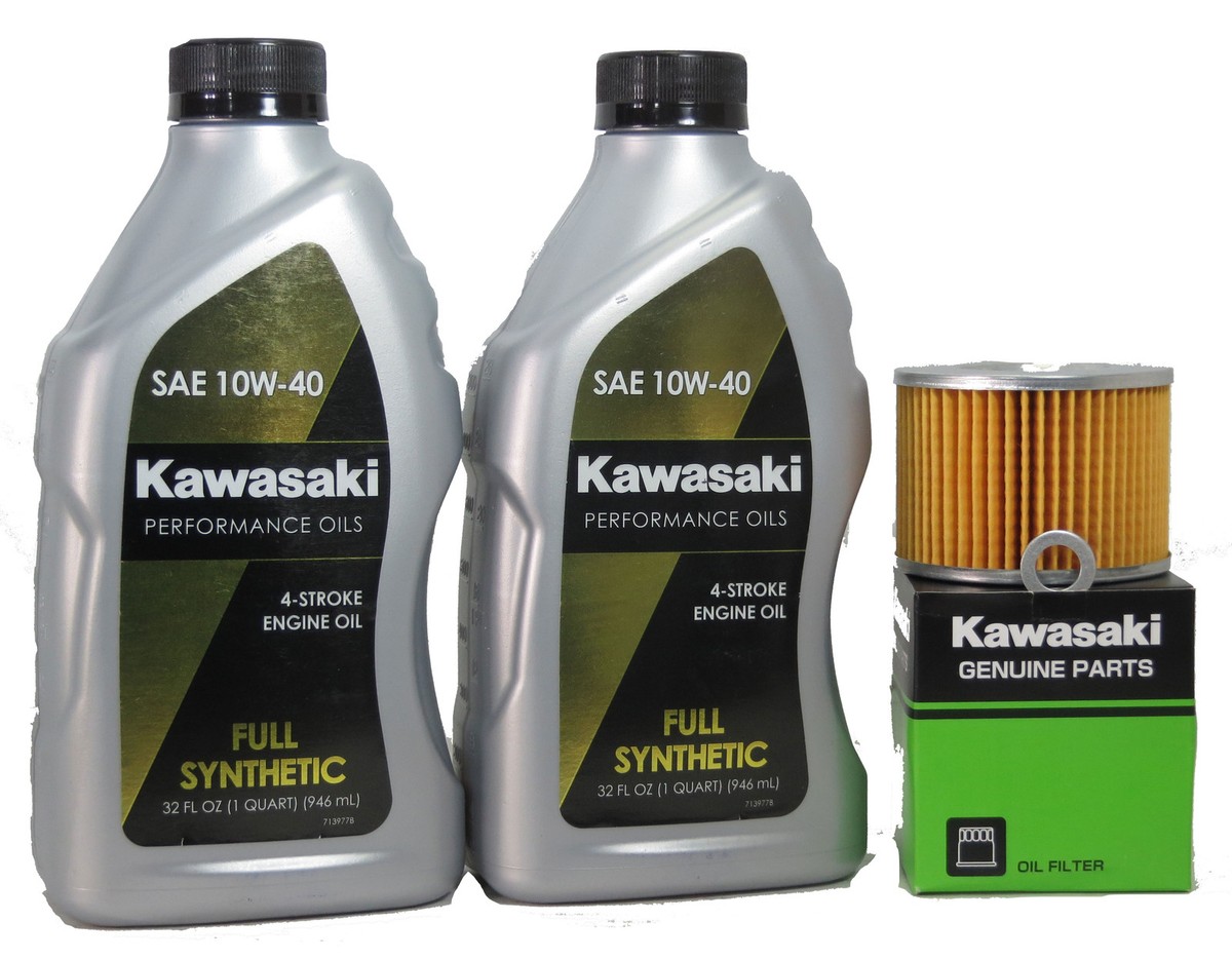 2010 Kawasaki EX250JAF (Ninja 250R) Full Synthetic Oil Change Kit